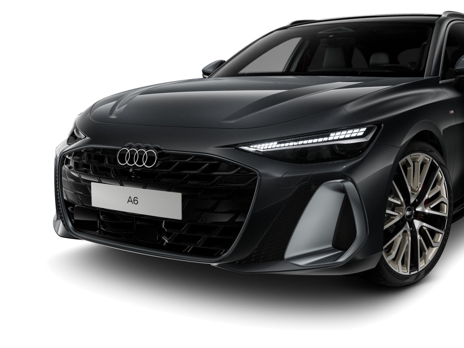 Audi A6 2025 г. Серый, пробег 3210 км