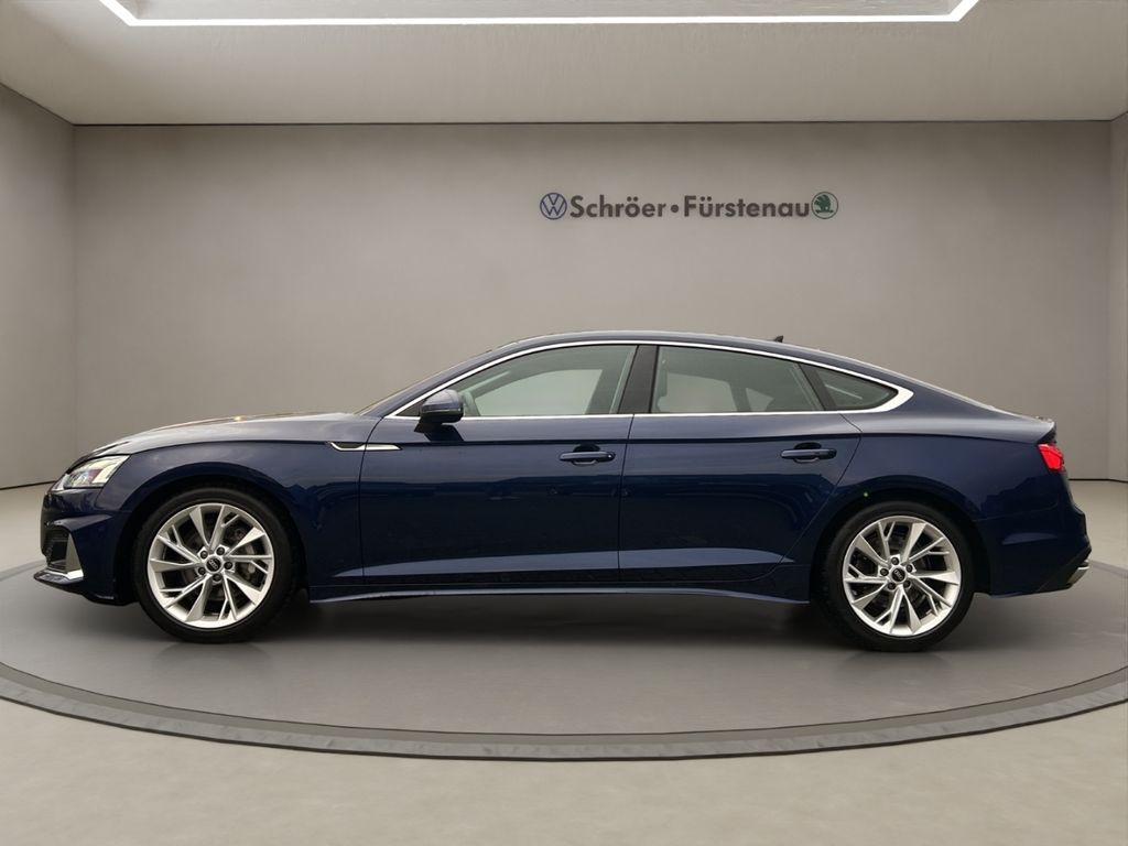 Audi A5 2022 г. Синий, пробег 57600 км