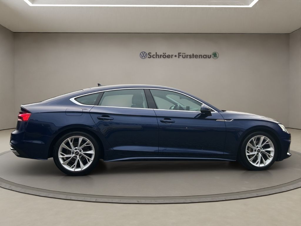 Audi A5 2022 г. Синий, пробег 57600 км
