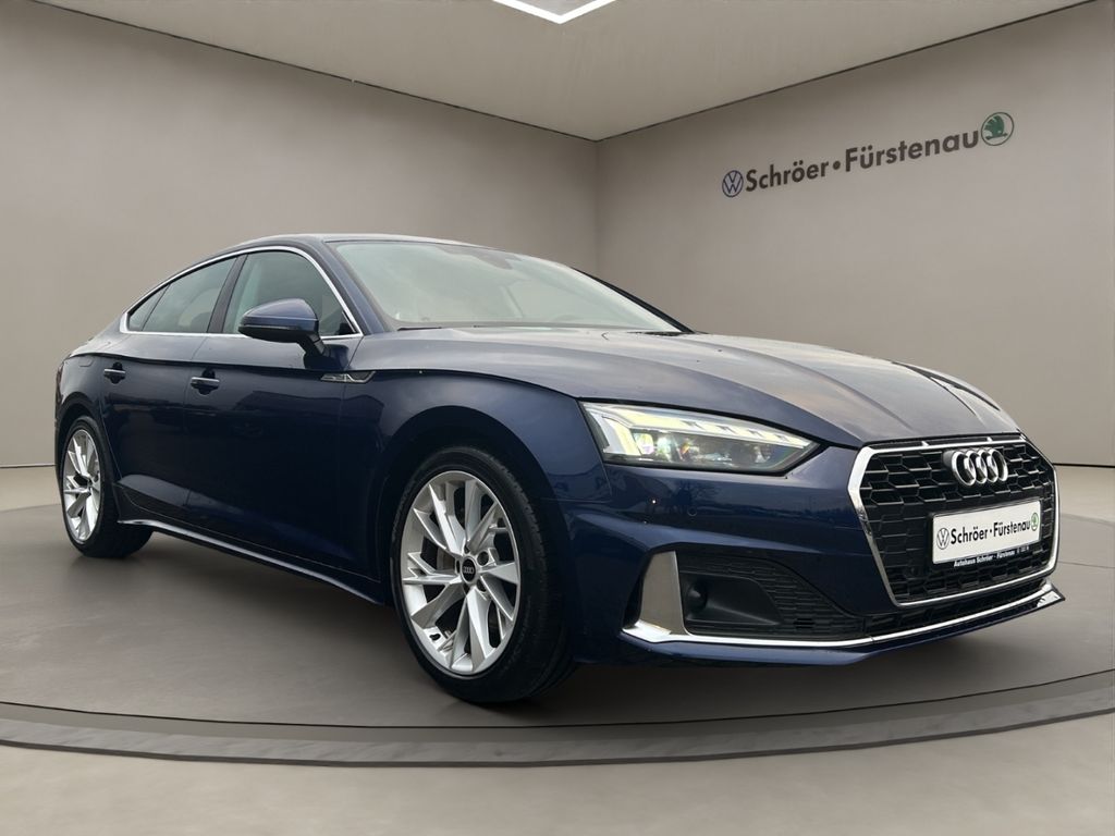 Audi A5 2022 г. Синий, пробег 57600 км