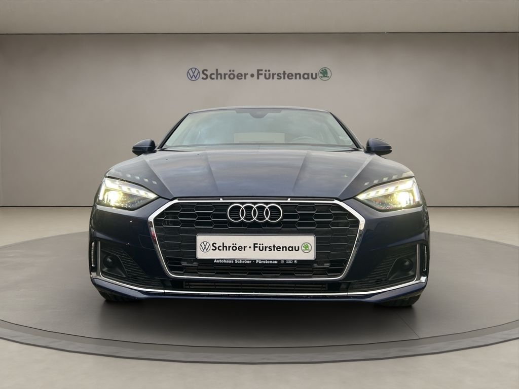 Audi A5 2022 г. Синий, пробег 57600 км