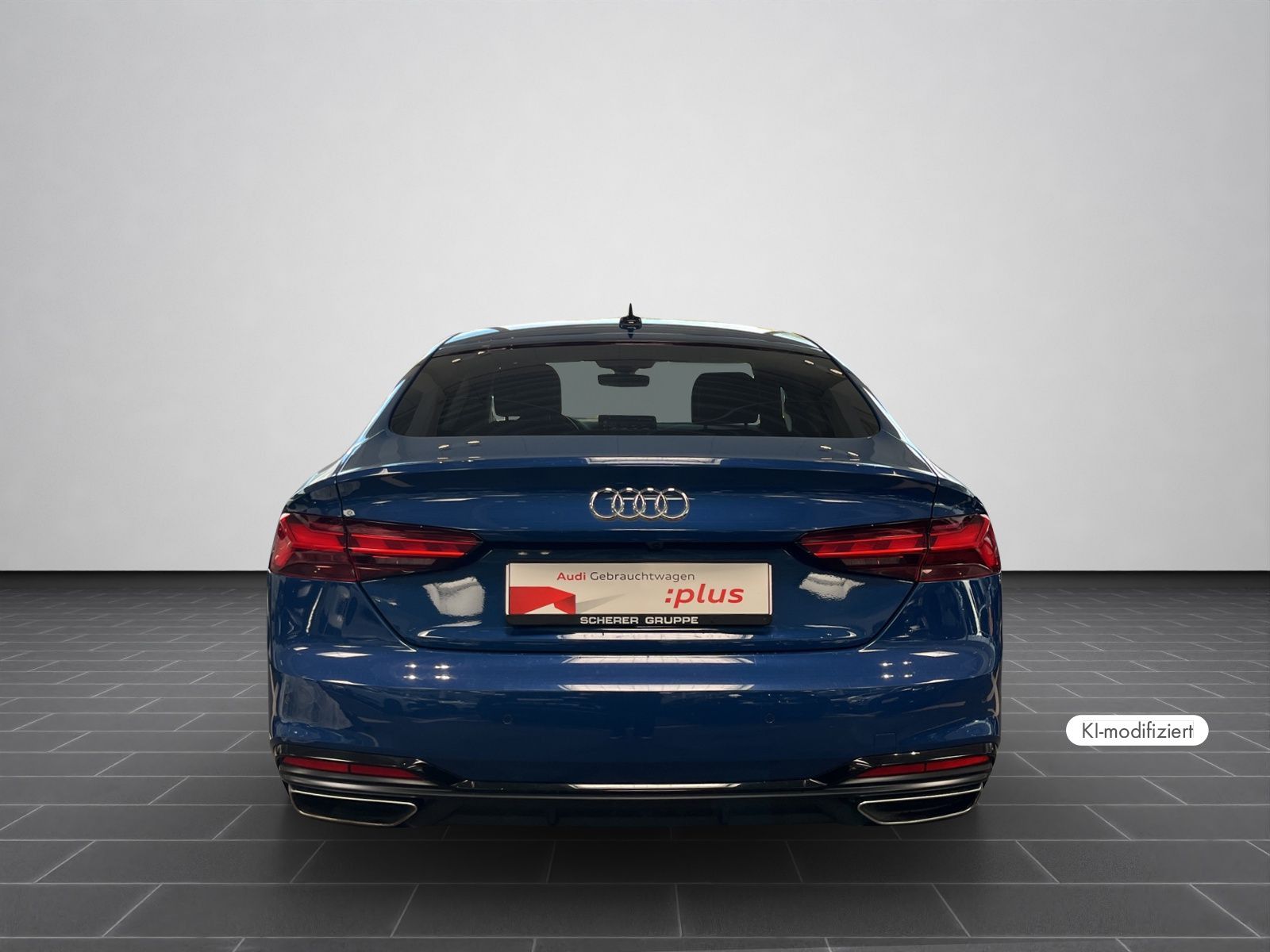 Audi A5 2023 г. Синий, пробег 54370 км