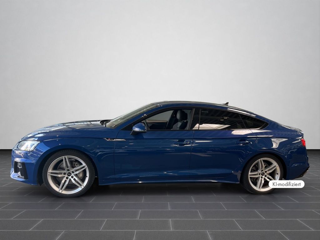 Audi A5 2023 г. Синий, пробег 54370 км