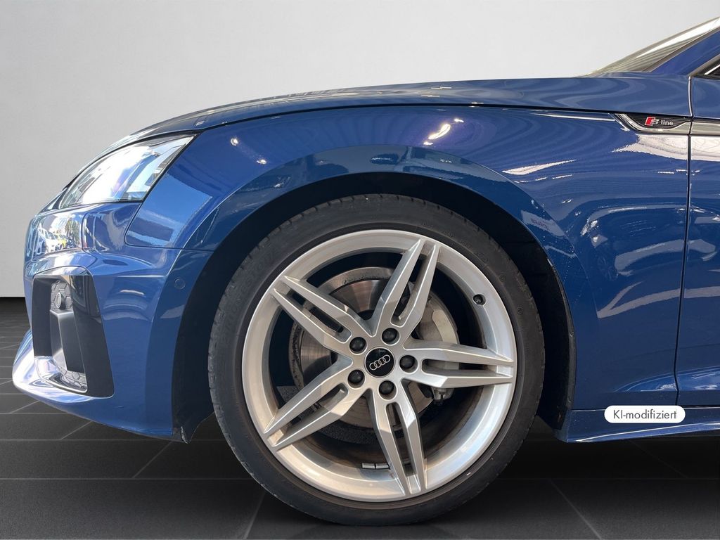 Audi A5 2023 г. Синий, пробег 54370 км