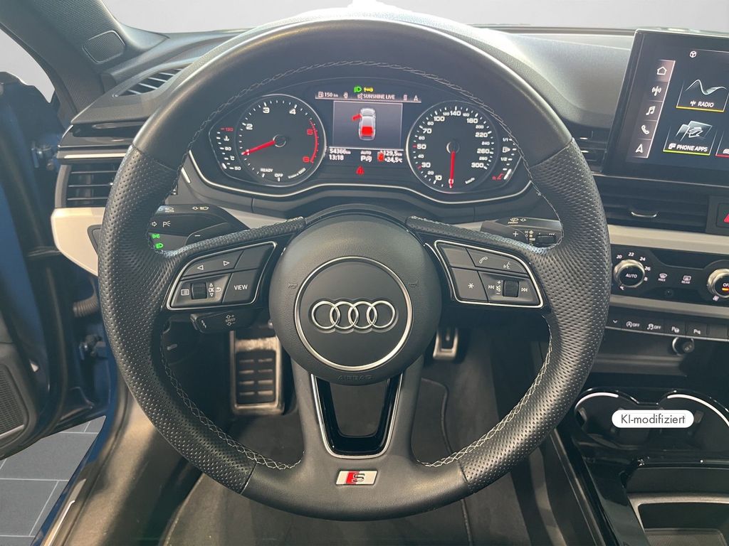 Audi A5 2023 г. Синий, пробег 54370 км