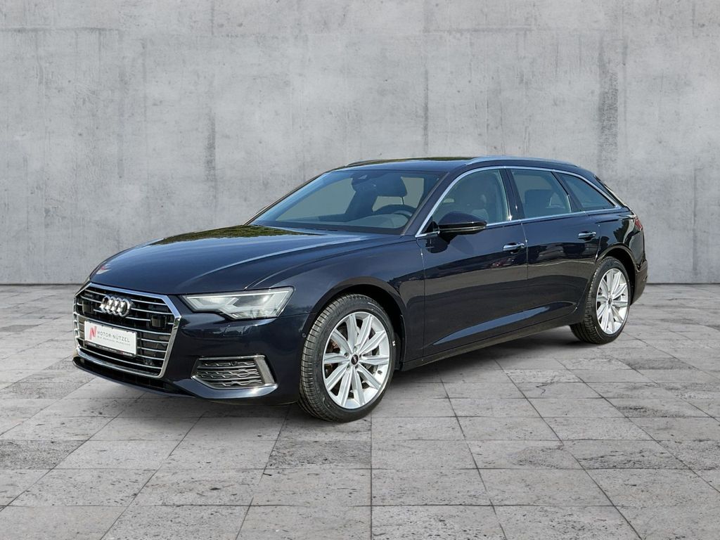 Audi A6 2021 г. Синий, пробег 54965 км