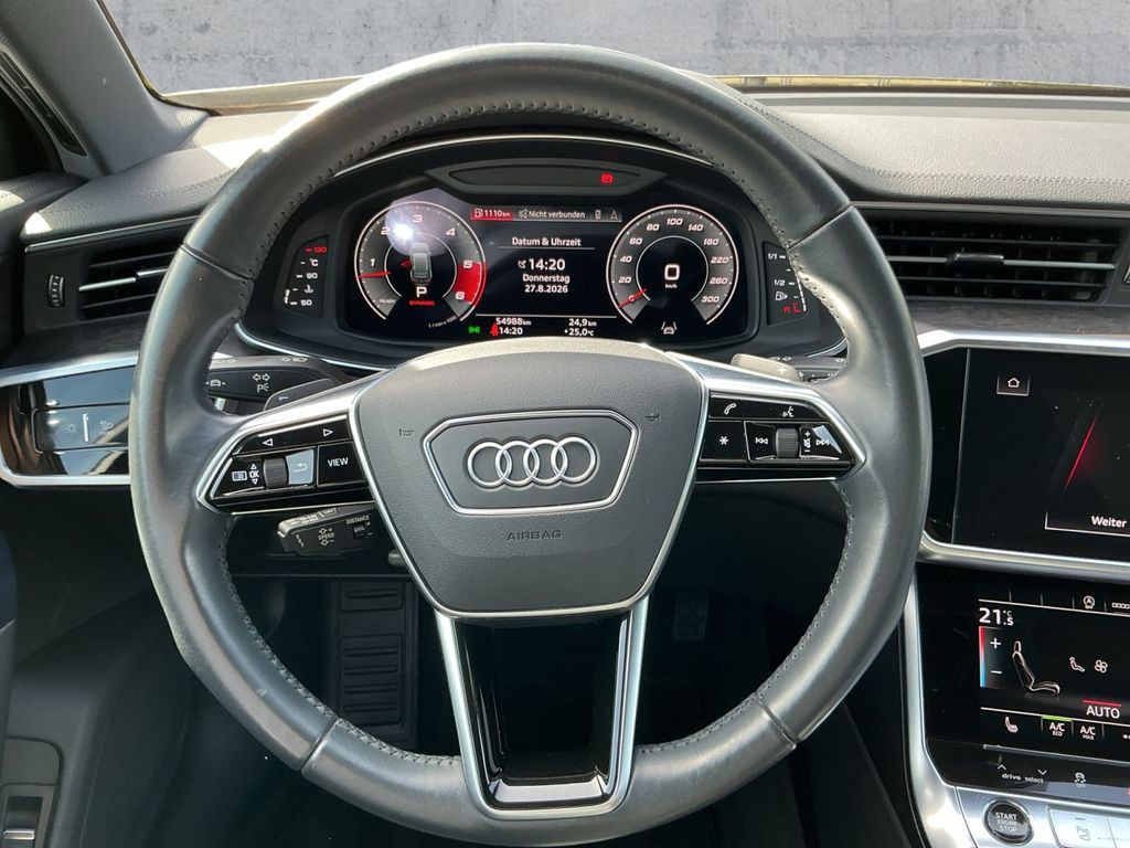 Audi A6 2021 г. Синий, пробег 54965 км