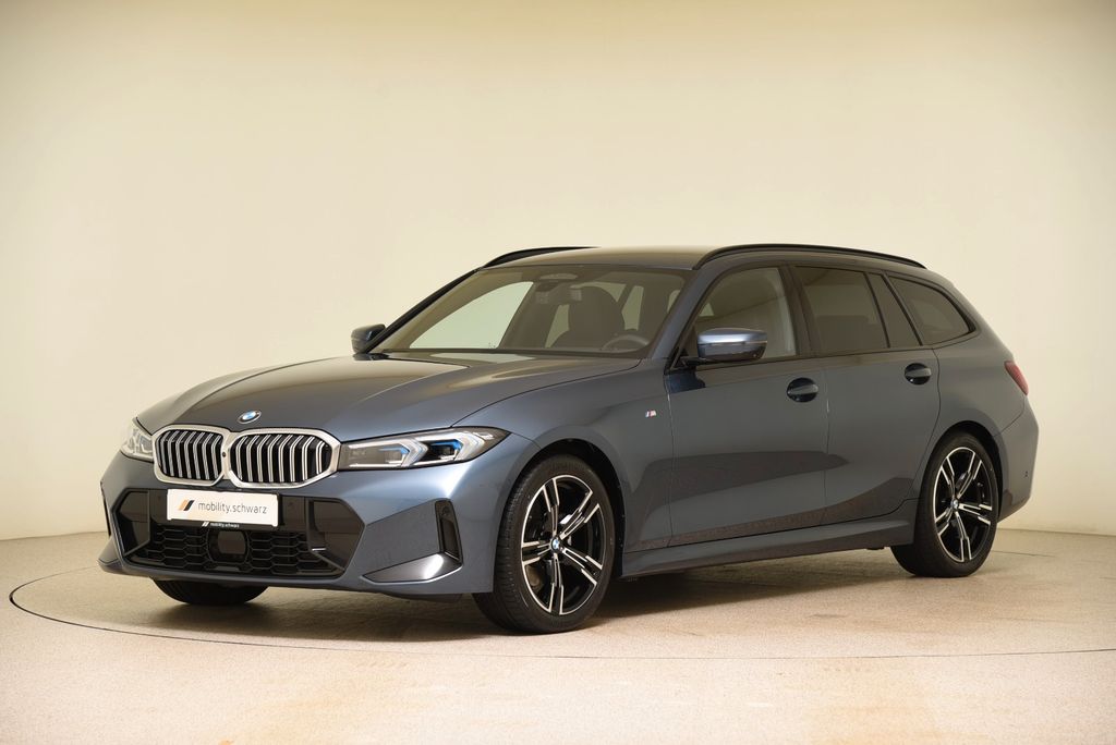 BMW 320 2025 г. Синий, пробег 34500 км
