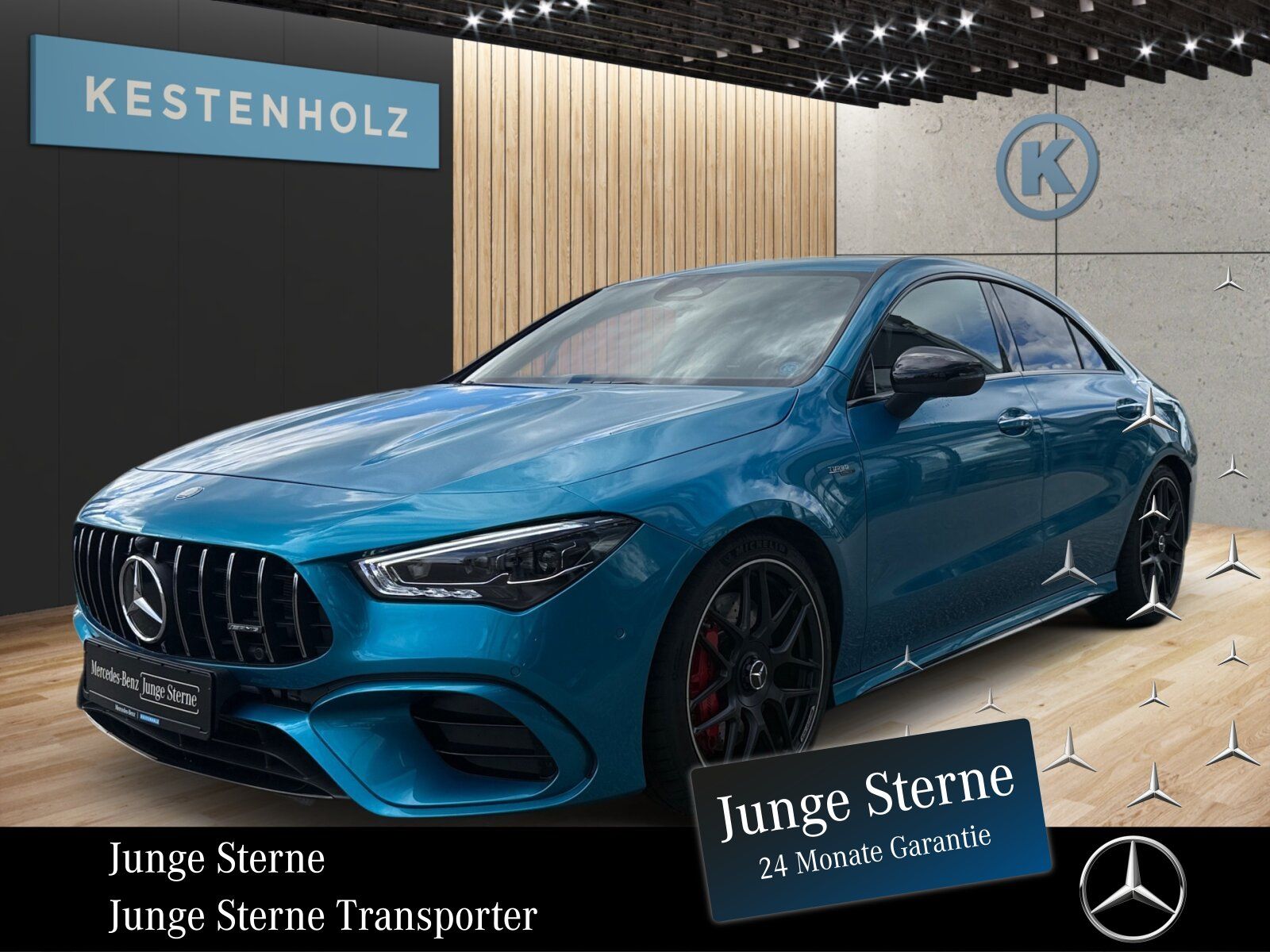 Mercedes-Benz CLA 45 AMG 2024 г. Синий, пробег 23818 км