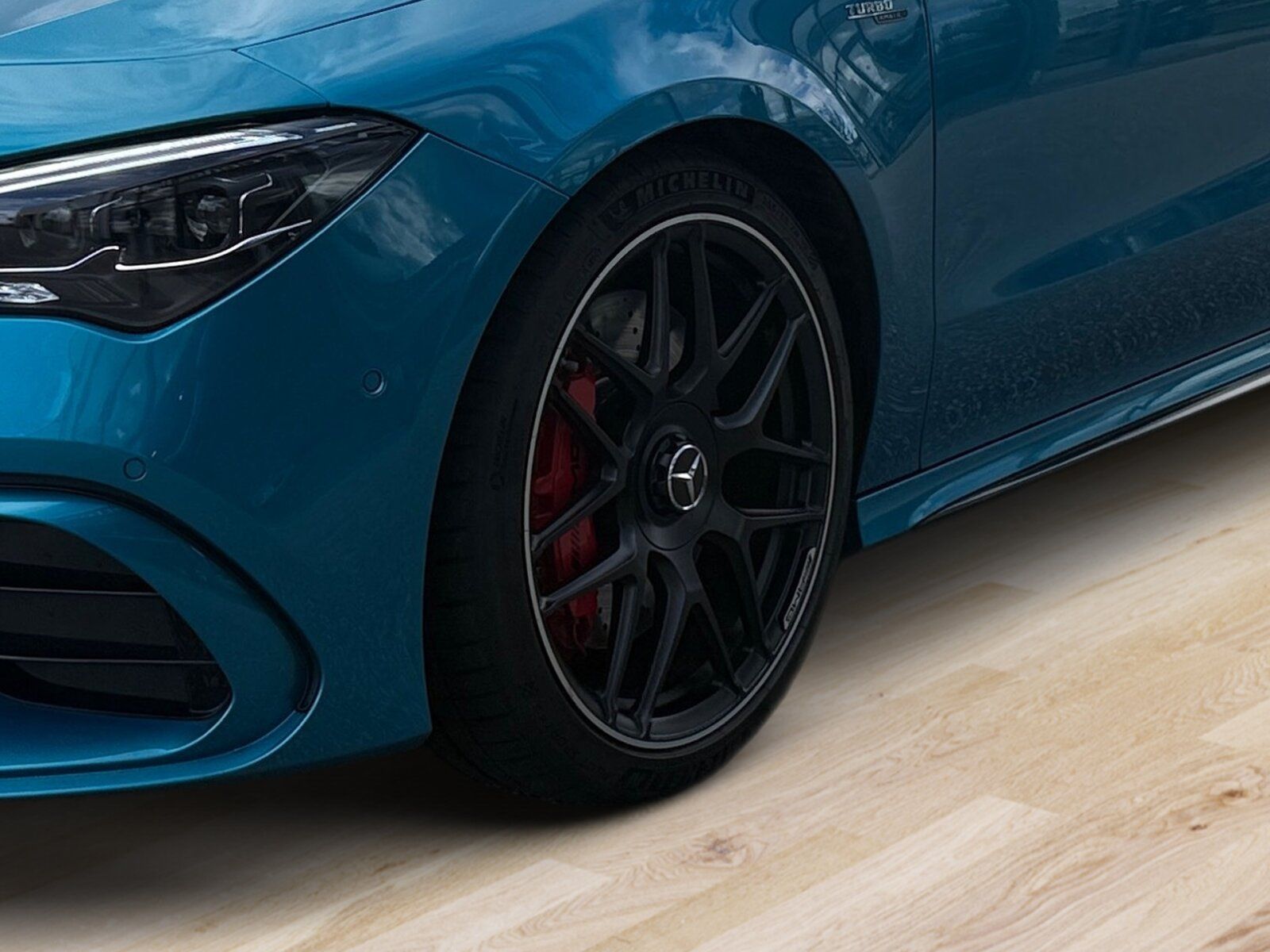 Mercedes-Benz CLA 45 AMG 2024 г. Синий, пробег 23818 км