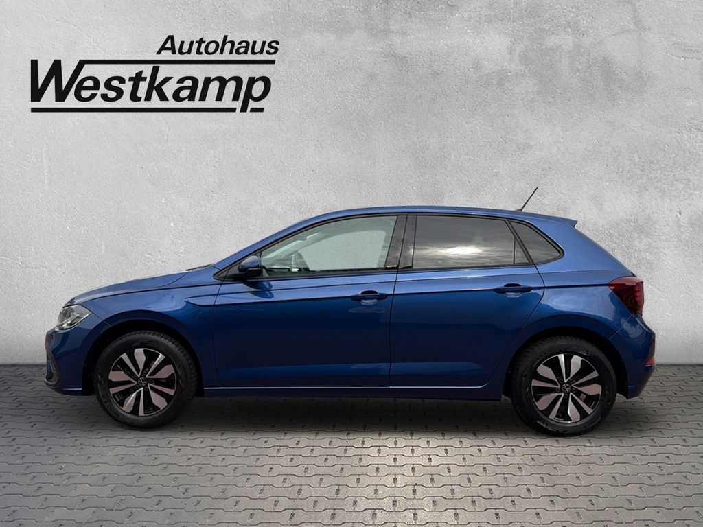 Volkswagen Polo 2023 г. Синий, пробег 17650 км