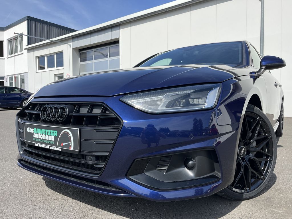 Audi A4 2023 г. Синий, пробег 54968 км