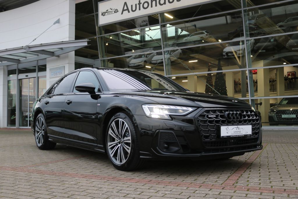 Audi A8 2022 г. Чёрный, пробег 52100 км