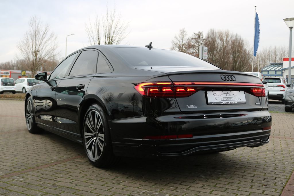 Audi A8 2022 г. Чёрный, пробег 52100 км
