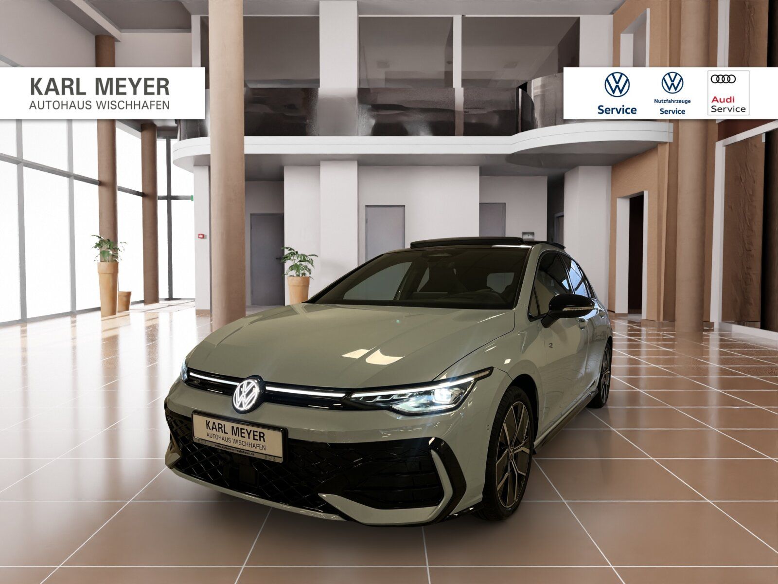 Volkswagen Golf 2025 г. Синий, пробег 18500 км