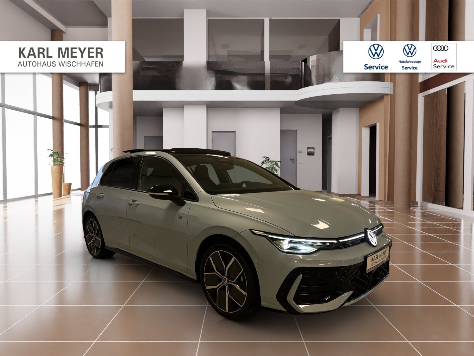 Volkswagen Golf 2025 г. Синий, пробег 18500 км