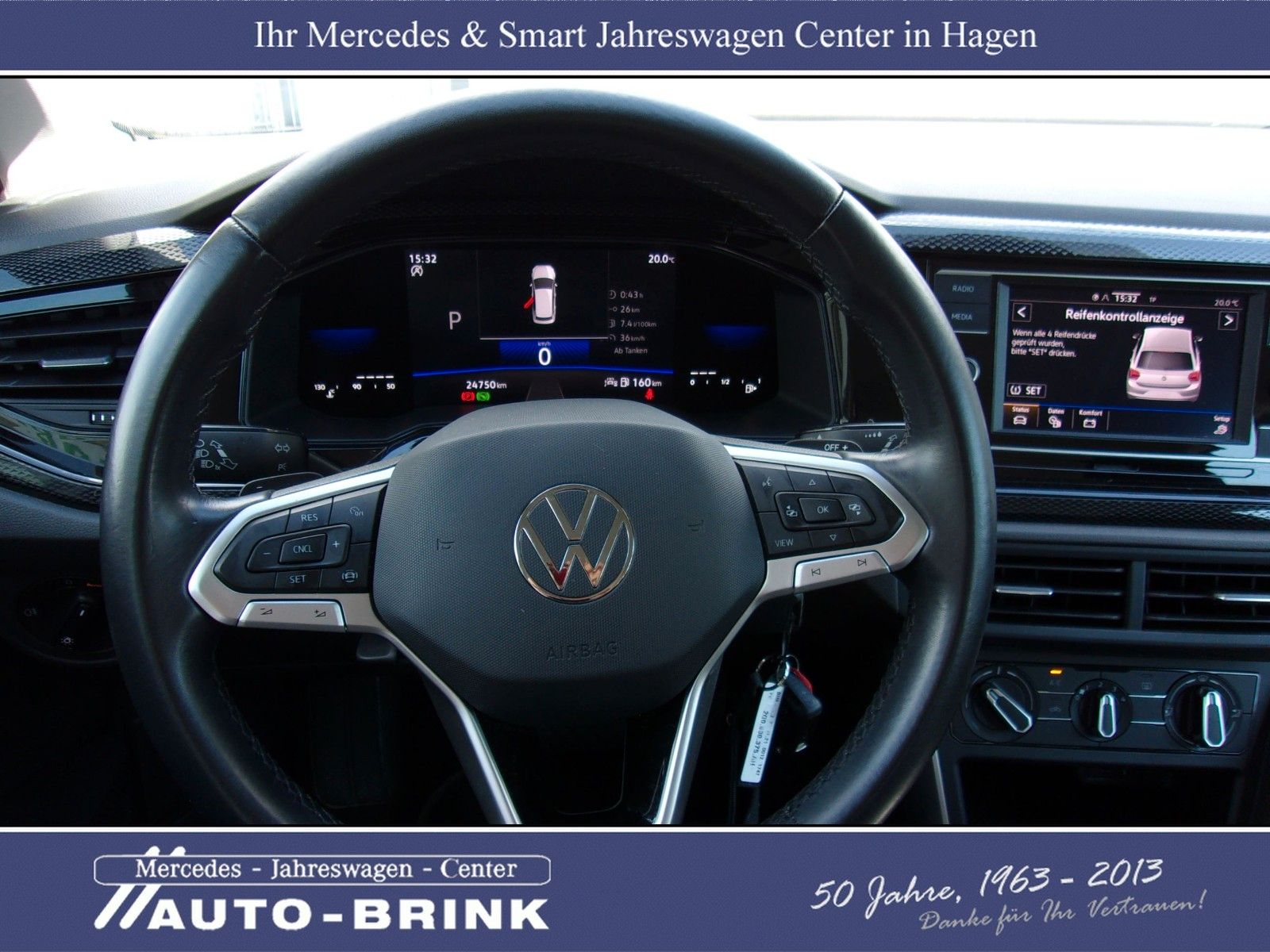 Volkswagen Polo 2022 г. Белый, пробег 24730 км