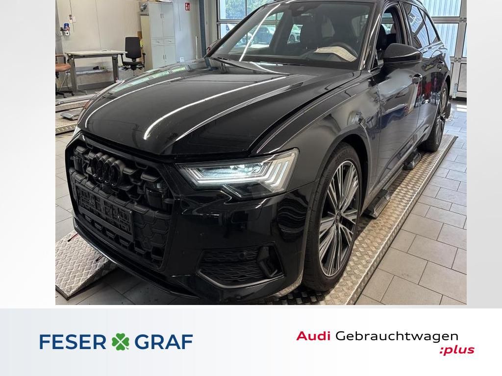 Audi A6 2023 г. Чёрный, пробег 36150 км