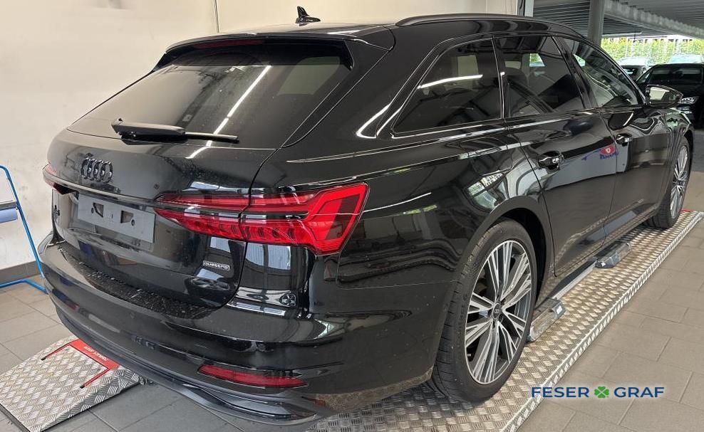 Audi A6 2023 г. Чёрный, пробег 36150 км