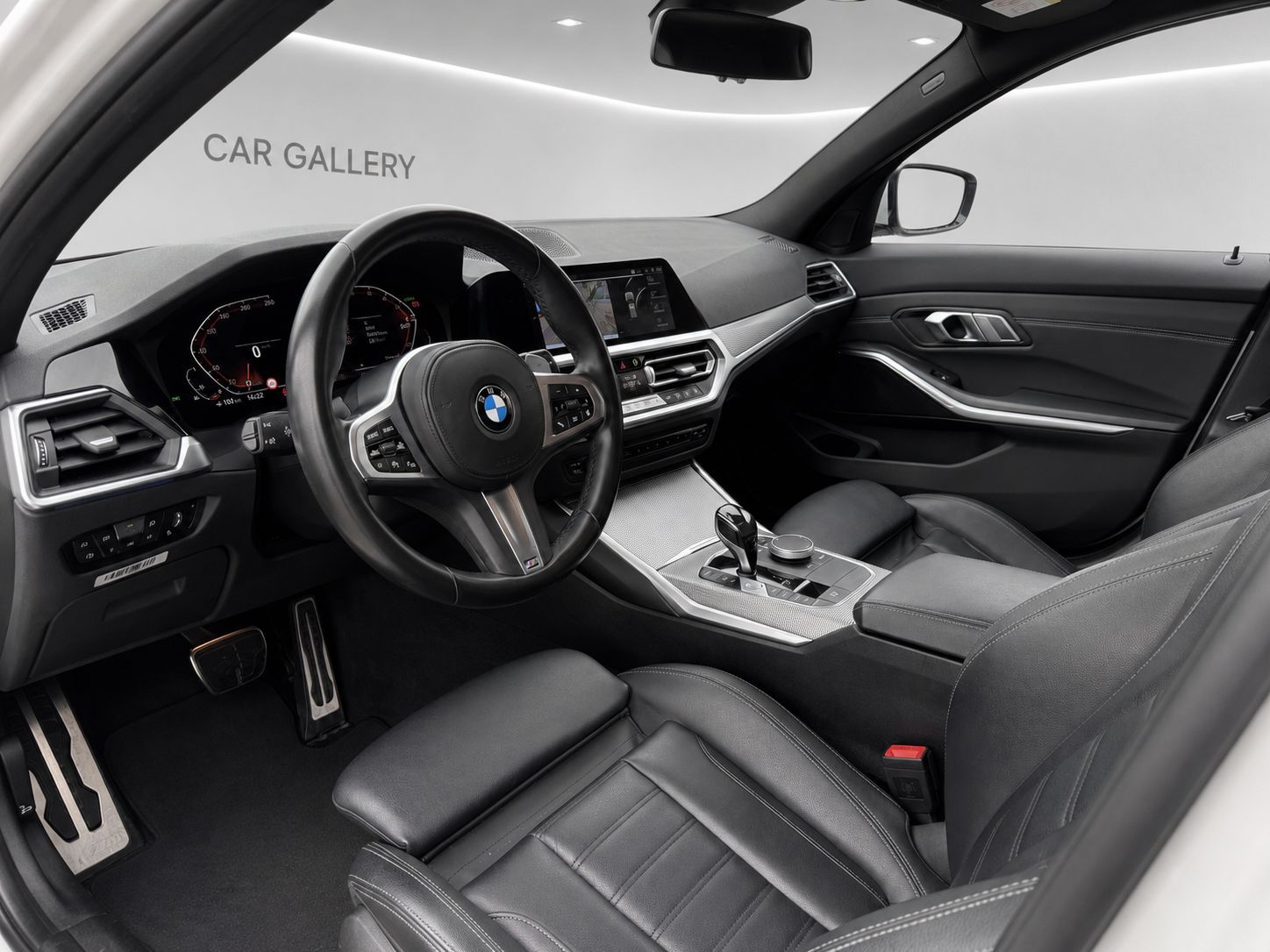 BMW 320 2021 г. Белый, пробег 60000 км