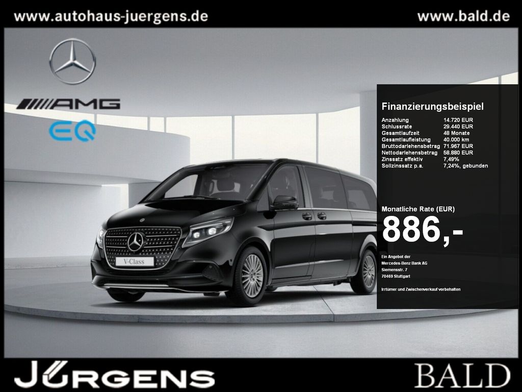 Mercedes-Benz V 300 2025 г. Чёрный, пробег 34179 км