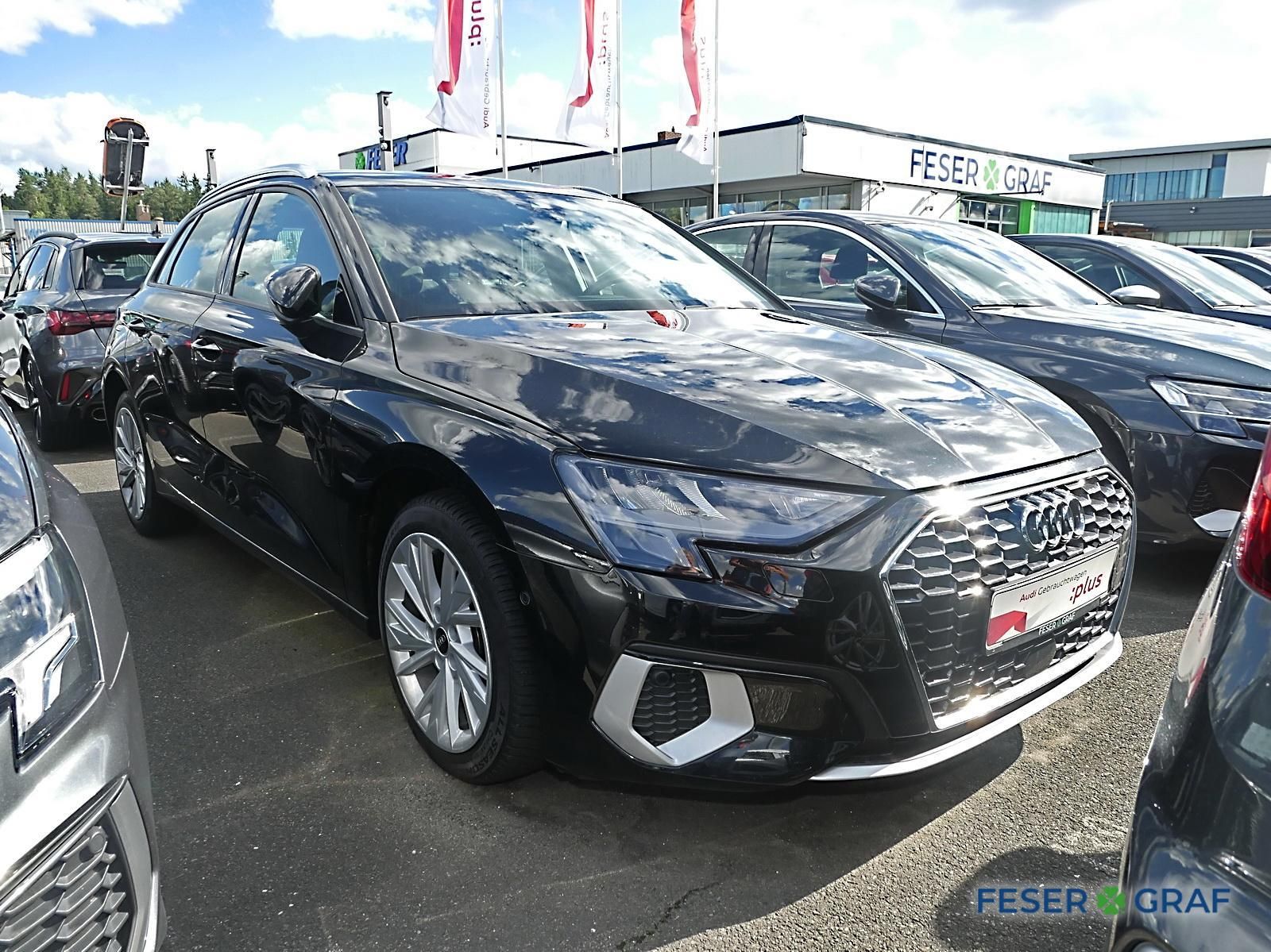 Audi A3 2022 г. Чёрный, пробег 47400 км