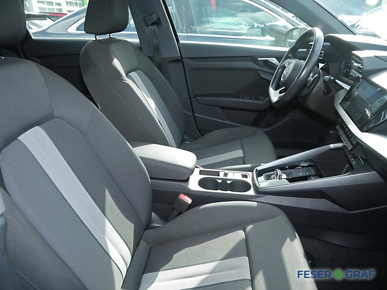 Audi A3 2022 г. Чёрный, пробег 47400 км