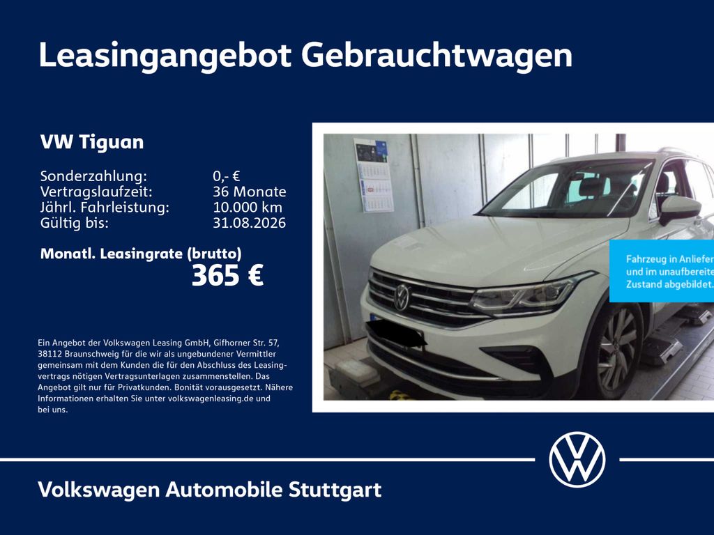 Volkswagen Tiguan 2023 г. Белый, пробег 42933 км