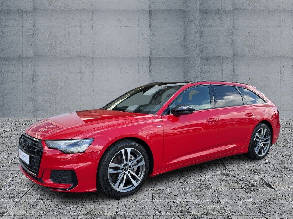 Audi A6 2023 г. Красный, пробег 38508 км