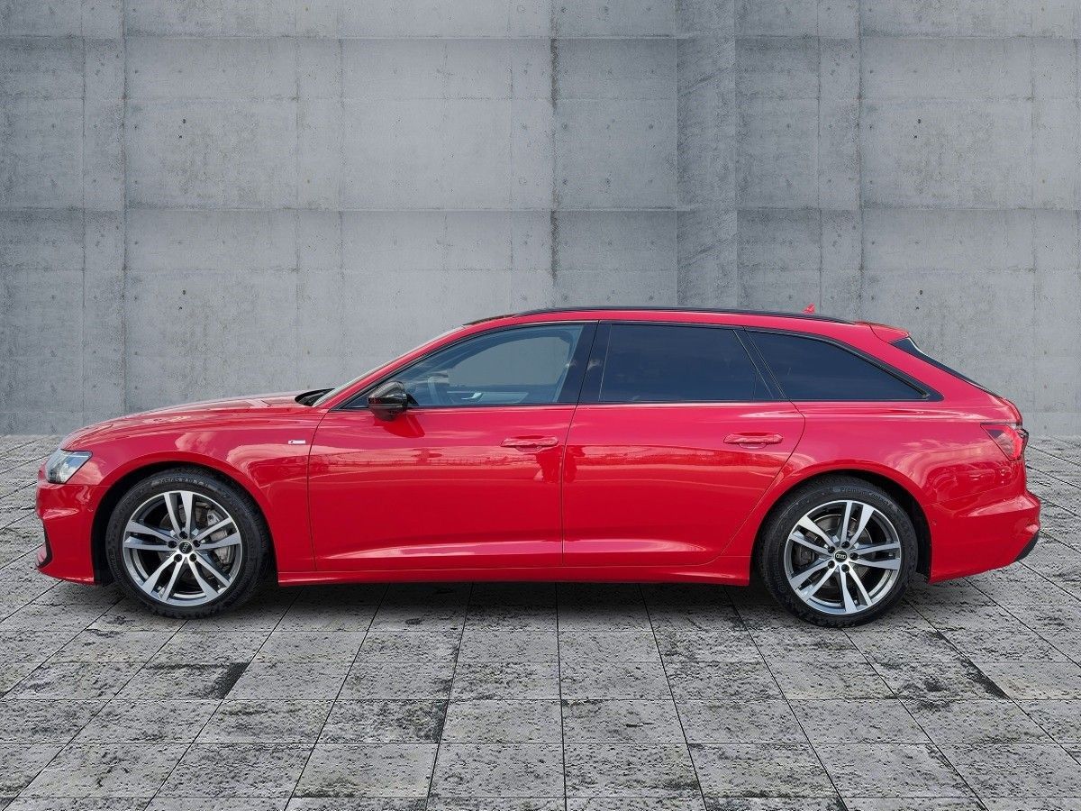 Audi A6 2023 г. Красный, пробег 38508 км