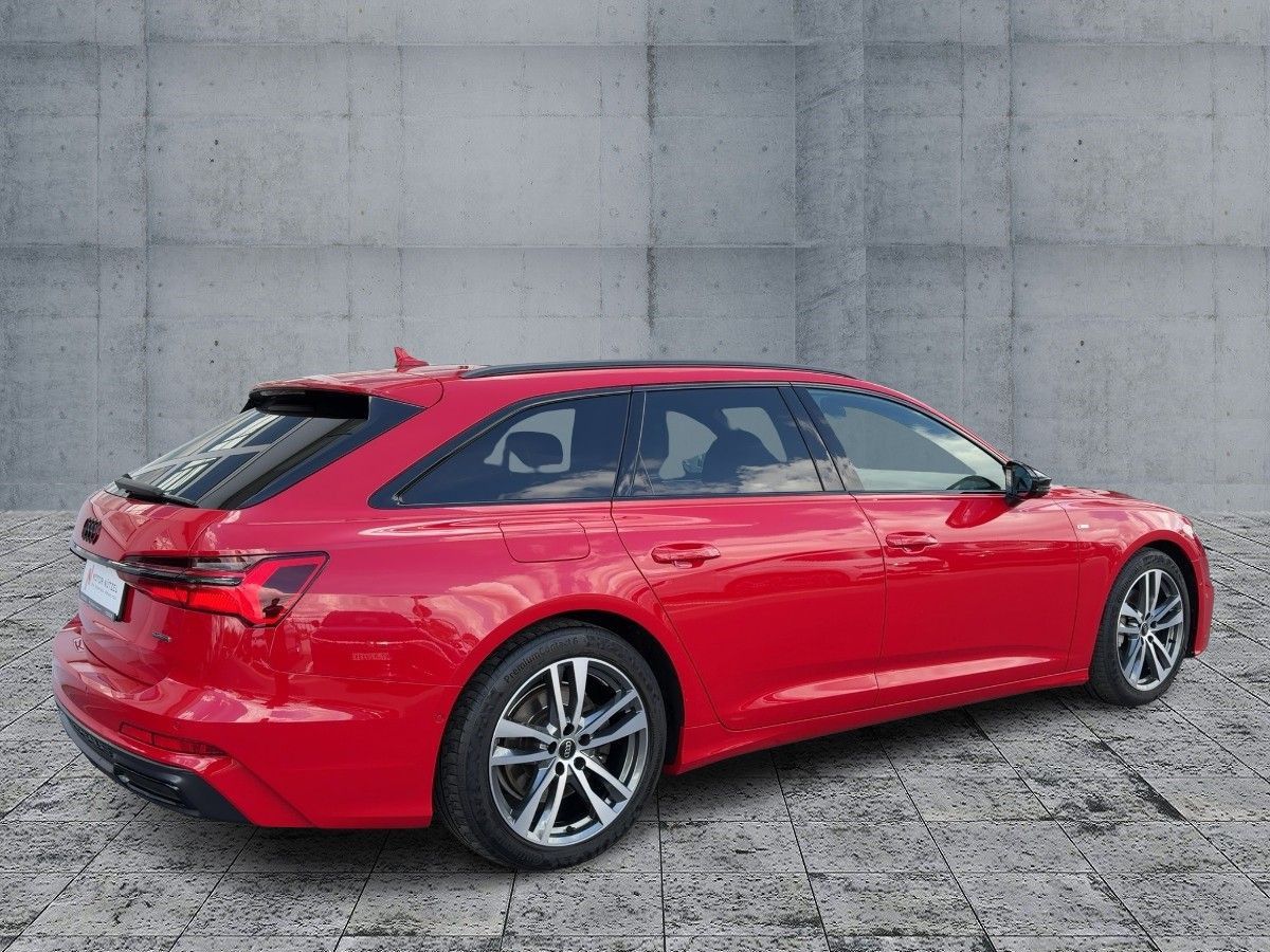 Audi A6 2023 г. Красный, пробег 38508 км