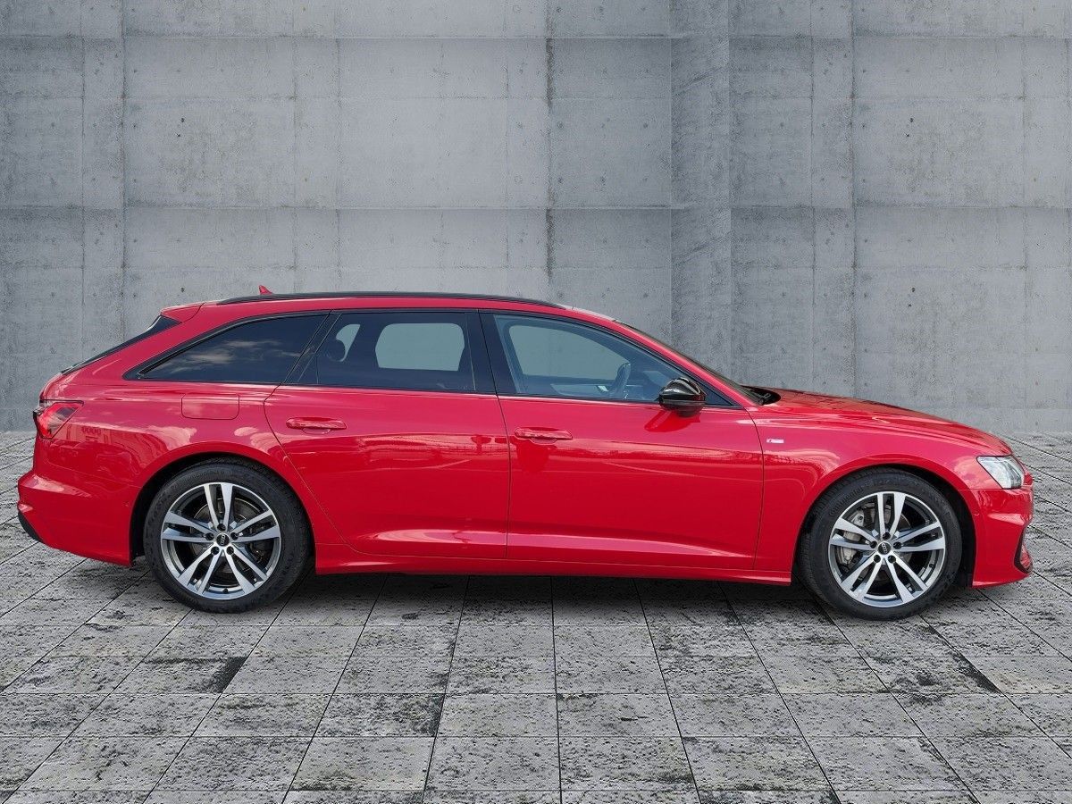 Audi A6 2023 г. Красный, пробег 38508 км