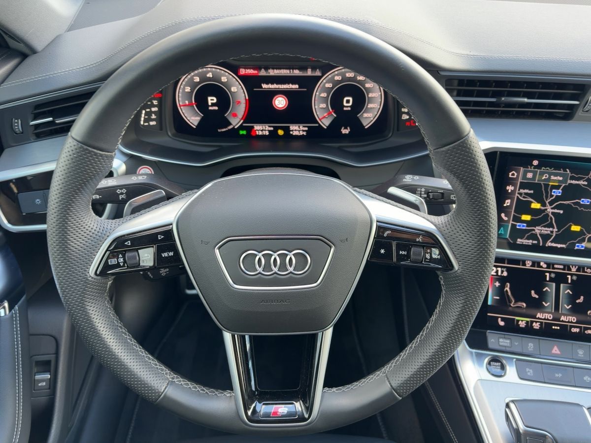 Audi A6 2023 г. Красный, пробег 38508 км