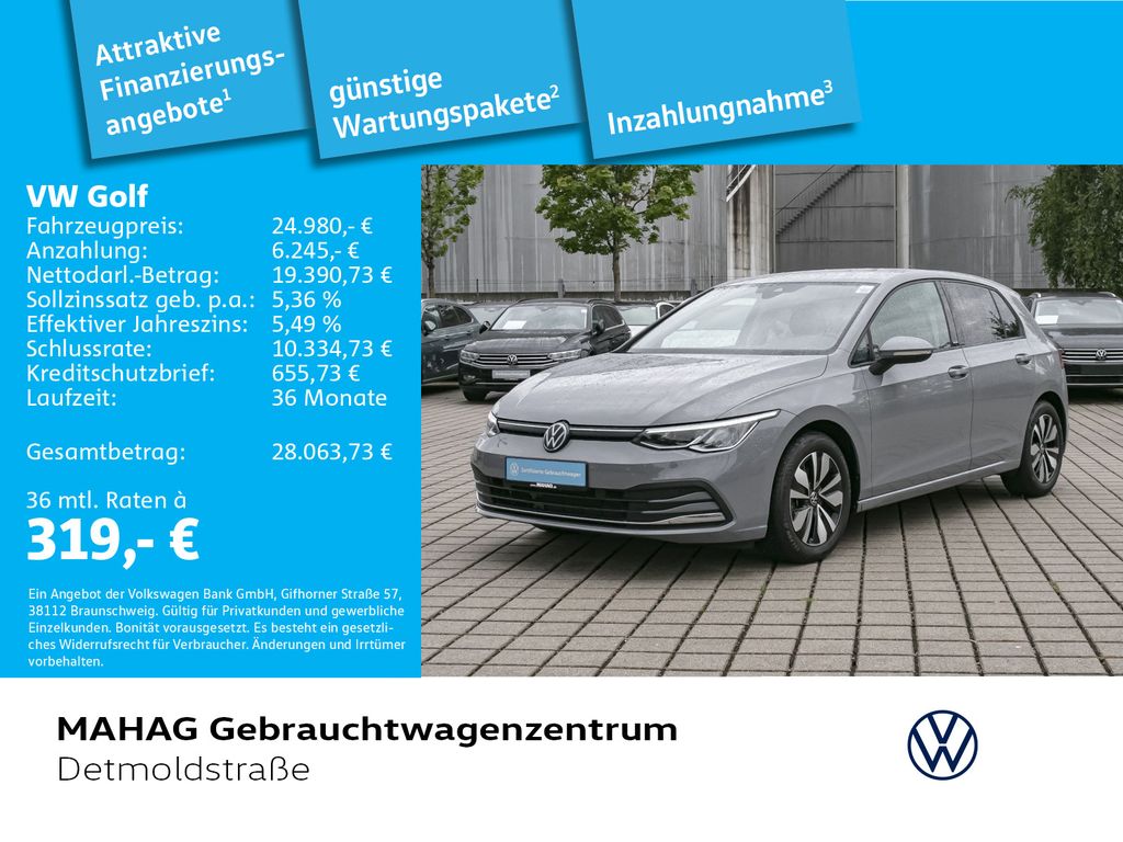 Volkswagen Golf 2023 г. Серый, пробег 31552 км