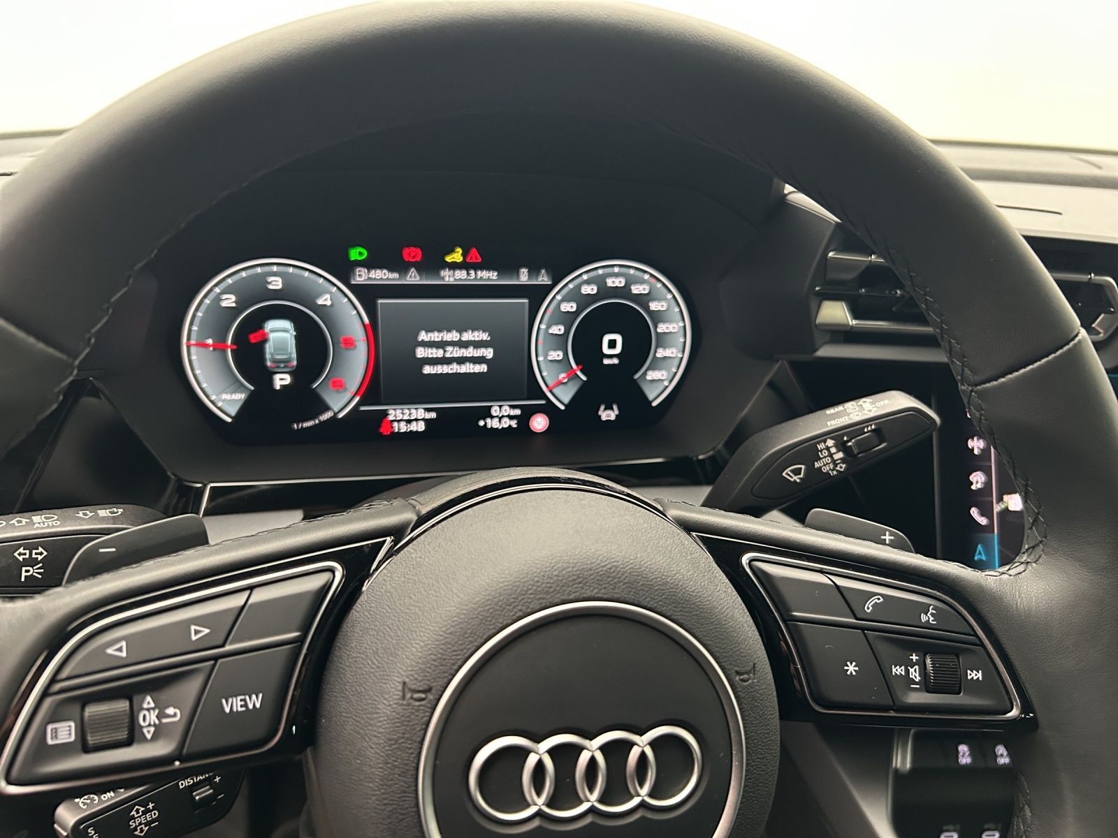 Audi A3 2025 г. Чёрный, пробег 25236 км