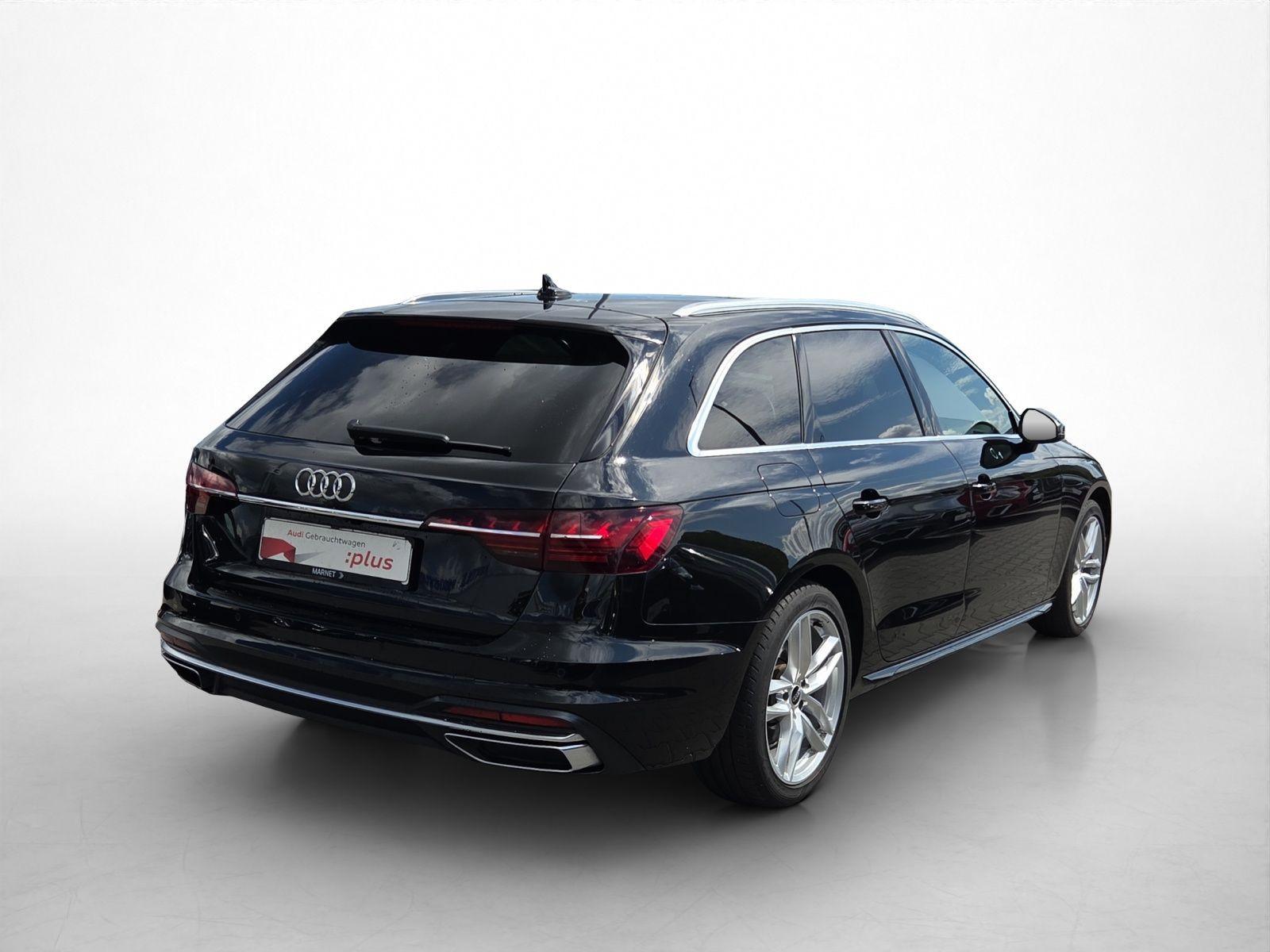 Audi A4 2023 г. Чёрный, пробег 58162 км