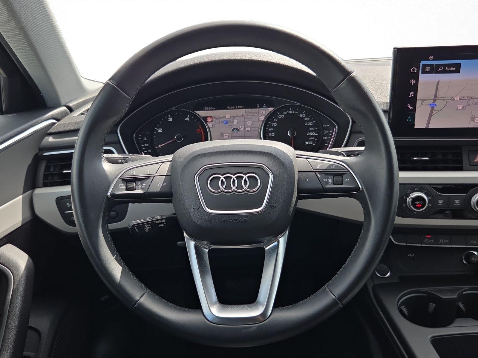 Audi A4 2023 г. Чёрный, пробег 58162 км