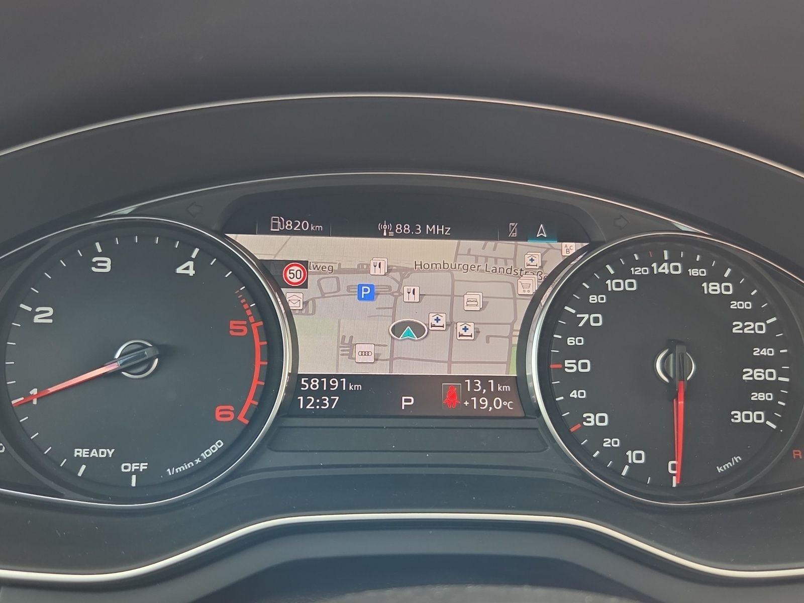 Audi A4 2023 г. Чёрный, пробег 58162 км