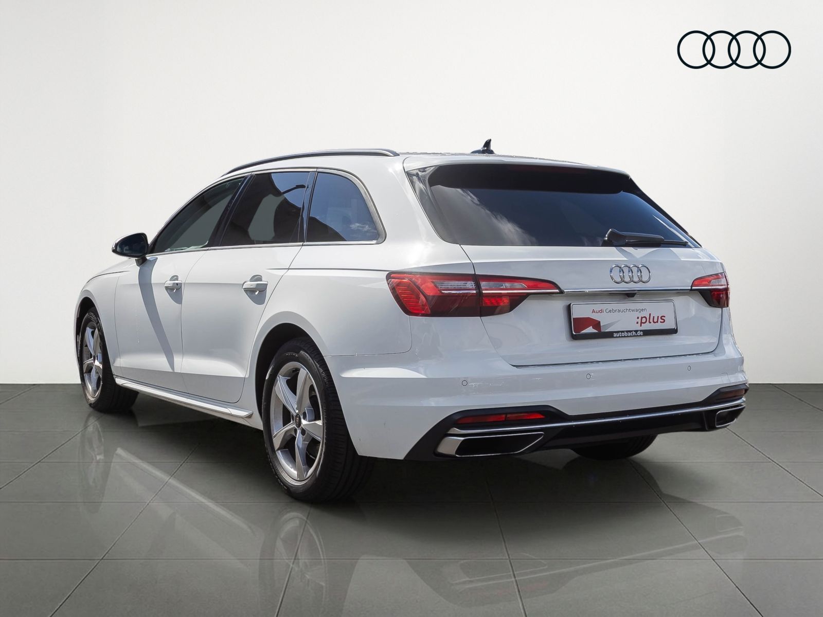 Audi A4 2023 г. Белый, пробег 44840 км