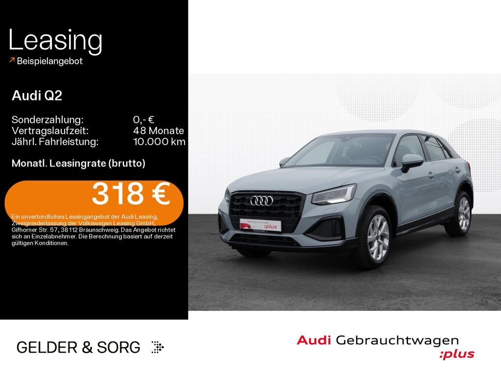 Audi Q2 2024 г. Серый, пробег 44000 км