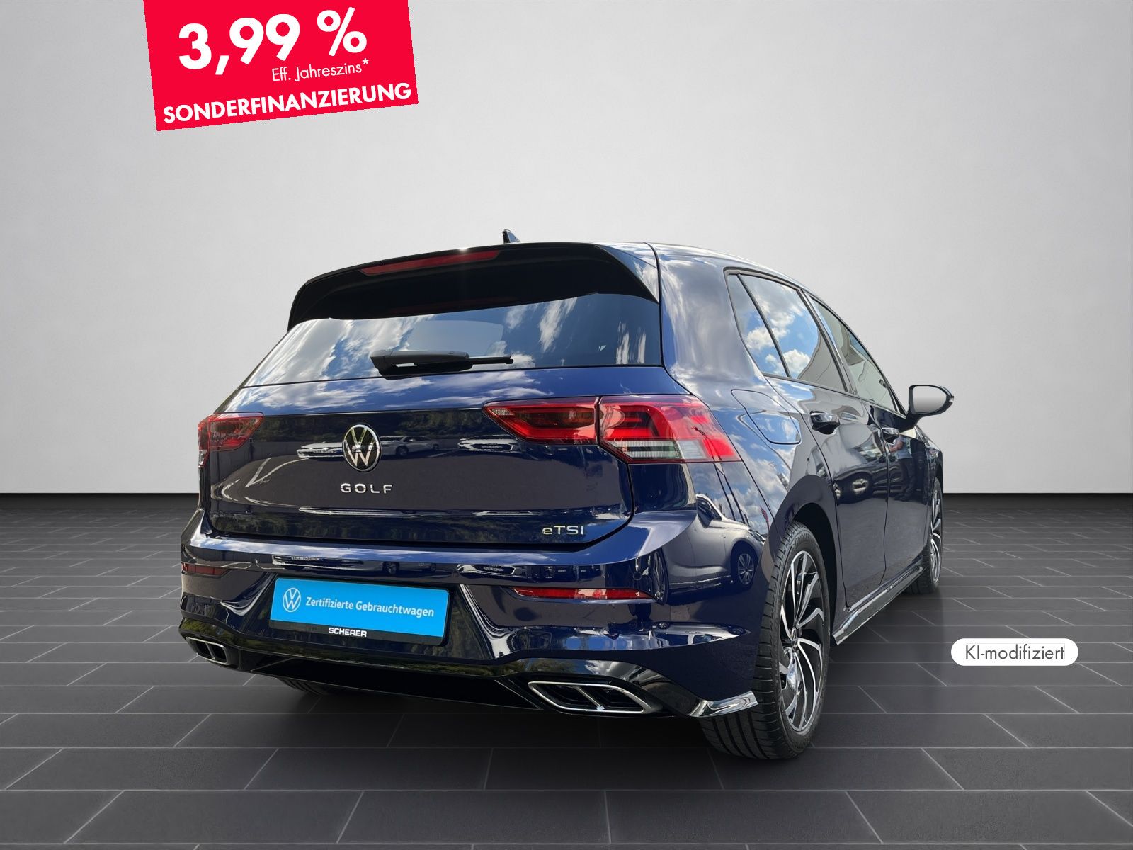 Volkswagen Golf 2024 г. Синий, пробег 19161 км