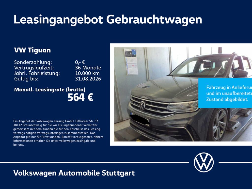 Volkswagen Tiguan 2023 г. Серый, пробег 58202 км
