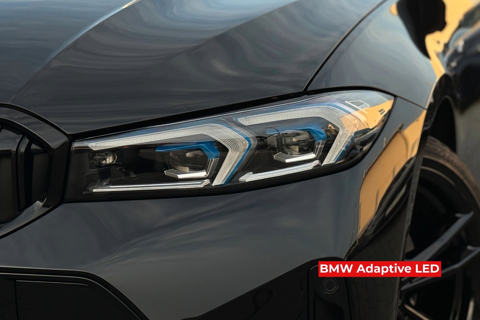BMW 320 2024 г. Чёрный, пробег 29800 км