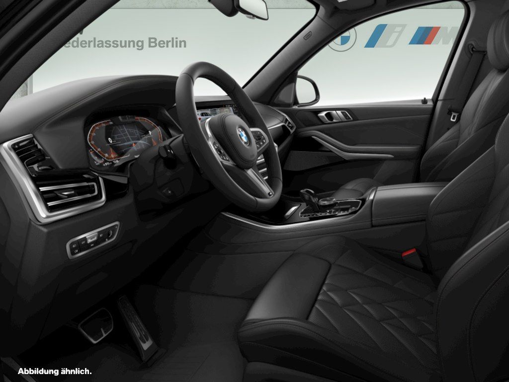 BMW X5 2023 г. Чёрный, пробег 37343 км