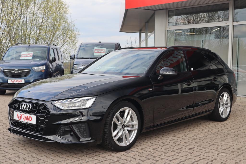 Audi A4 2023 г. Чёрный, пробег 38944 км