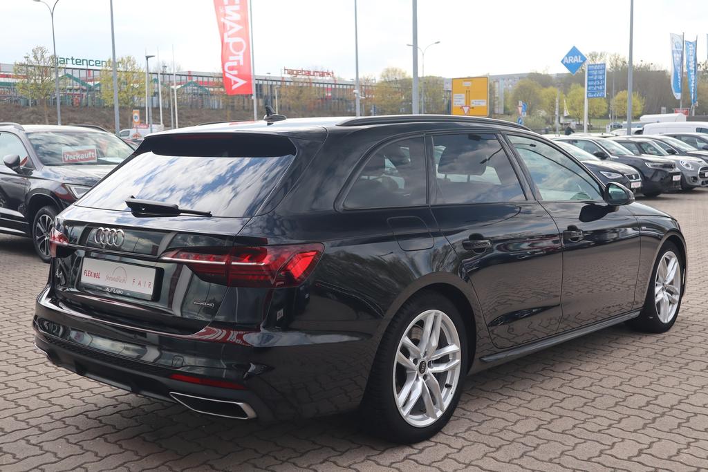 Audi A4 2023 г. Чёрный, пробег 38944 км