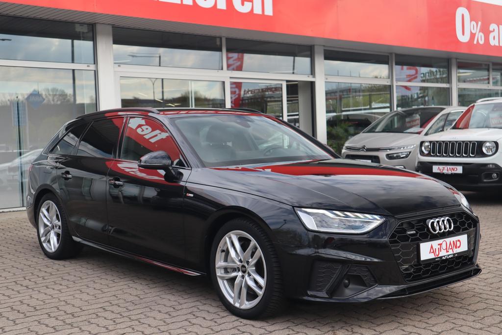 Audi A4 2023 г. Чёрный, пробег 38944 км