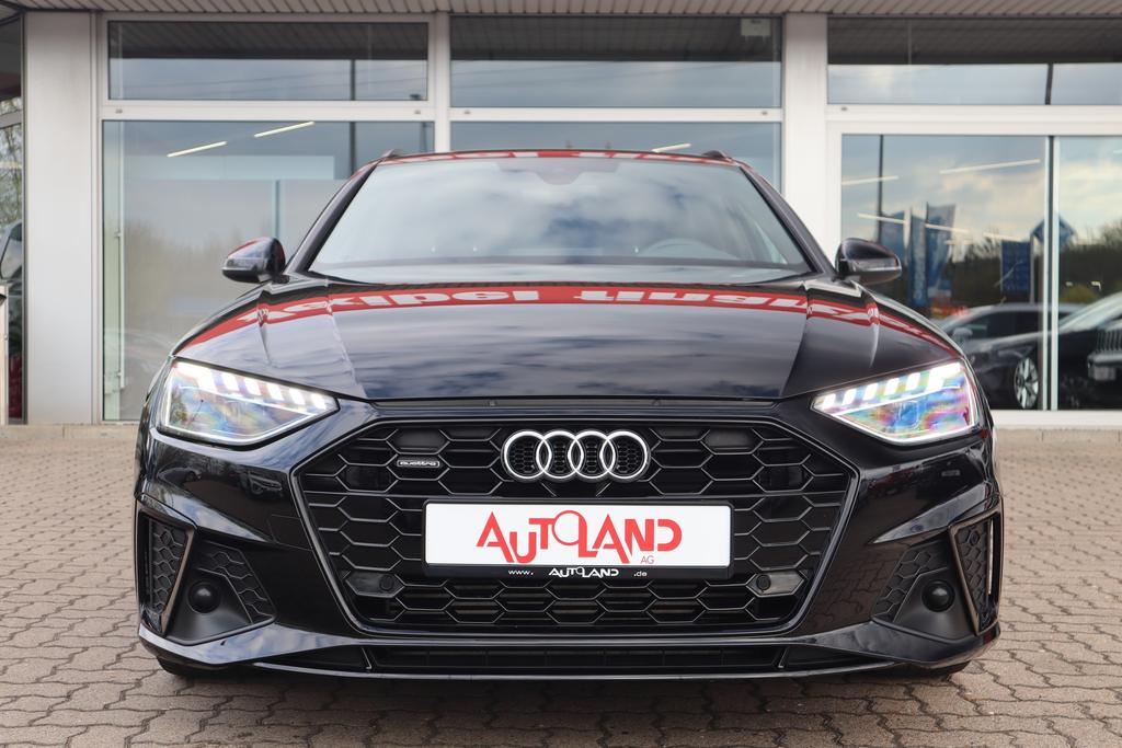 Audi A4 2023 г. Чёрный, пробег 38944 км