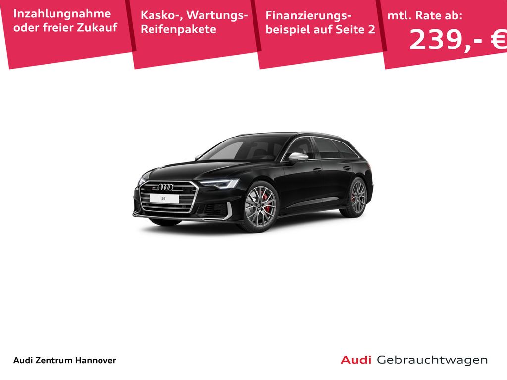 Audi A6 2023 г. Чёрный, пробег 55648 км