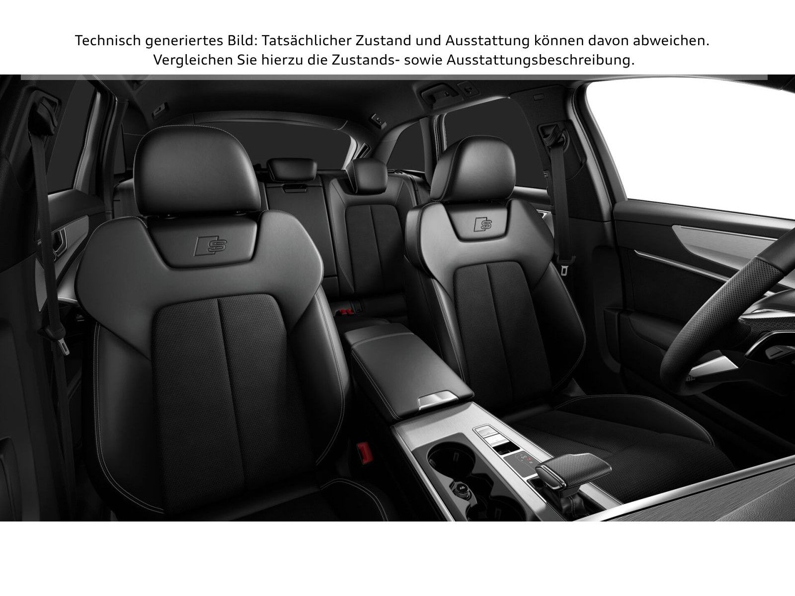 Audi A6 2023 г. Чёрный, пробег 55648 км
